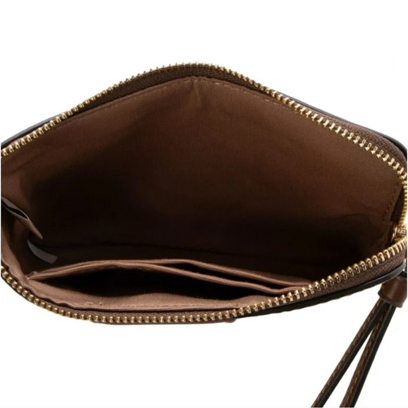 Coach Corner Zip Wristlet In Signature Canvas - Picture 15 of 16